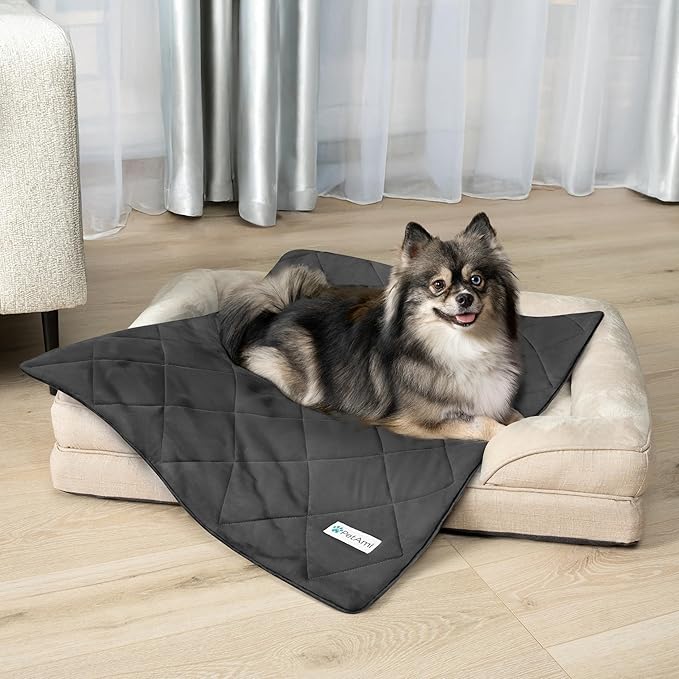 PetAmi Premium Cooling Dog Blanket | Lightweight Fluffy Pet Throw Blanket Bed - Image 2