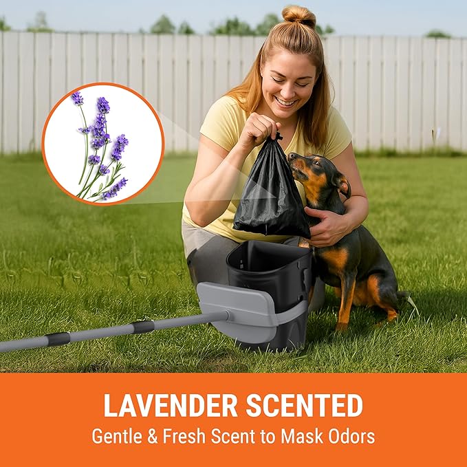 Pupzle Dog Pooper Scooper with Bag Attachment, Dog Poop Scoop - Image 5