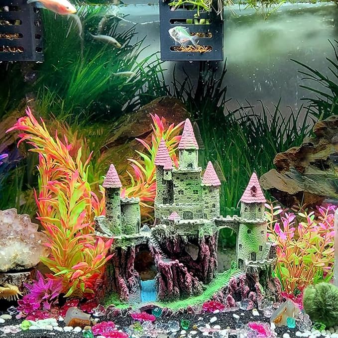 Aquarium Castle Decorations, Resin Castle - Image 5