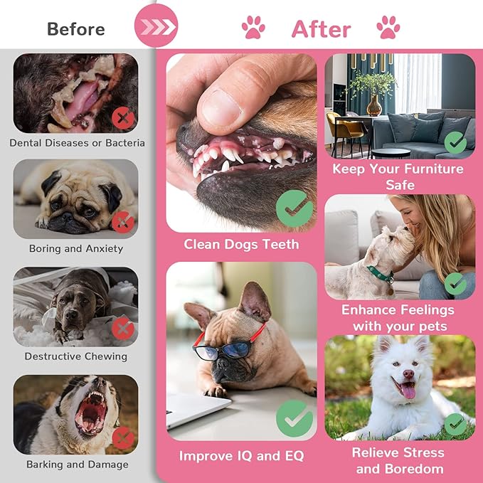 Puppy Chew Toys 6 Pack for Small Dogs, Teething Toys for Puppy Easy Clean - Image 5