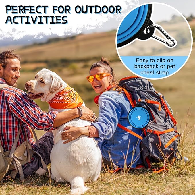 Collapsible Dog Bowls for Travel, BPA Free - Image 5