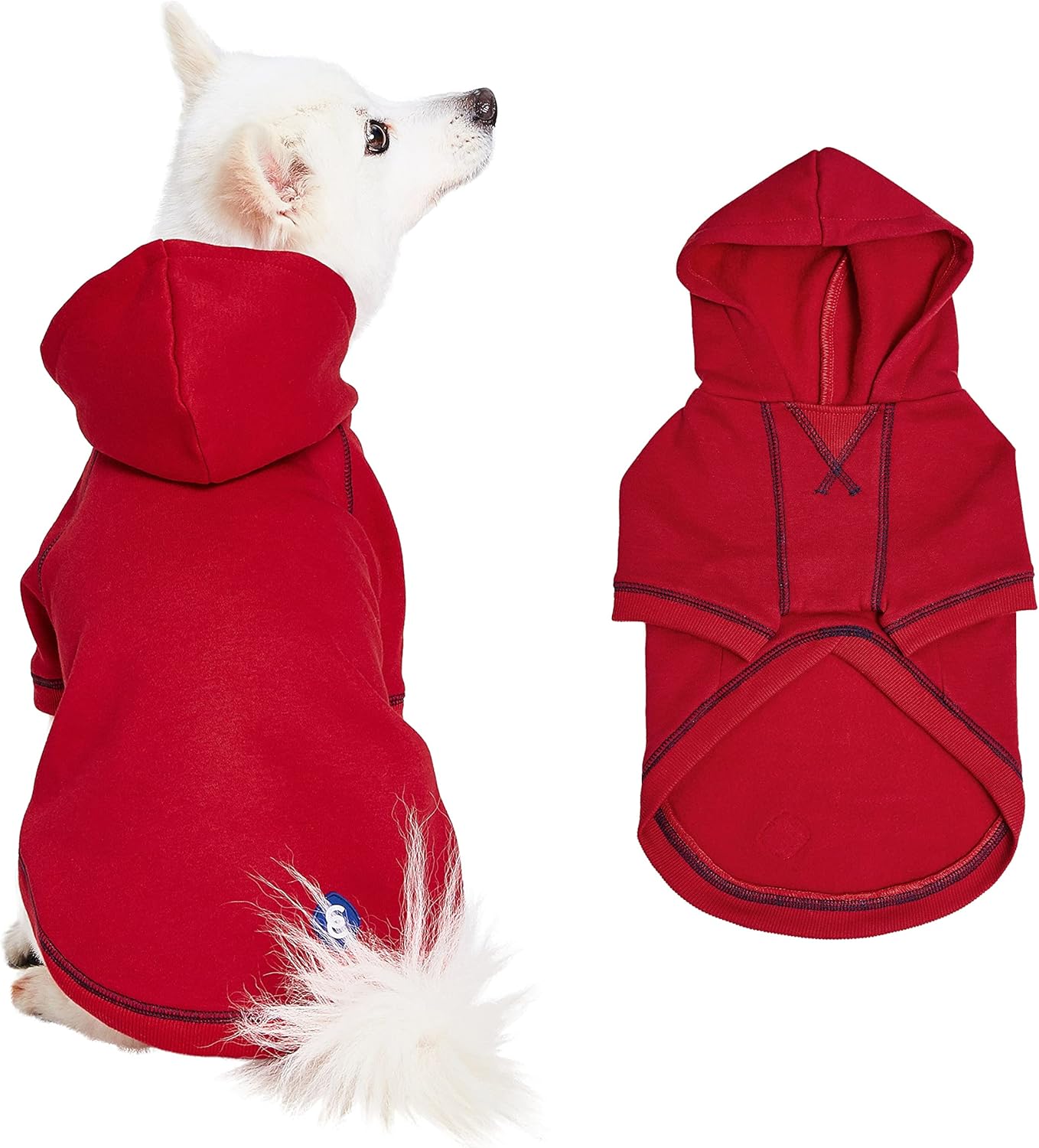 Blueberry Pet Essentials Hoodie – 10″ Soft Cotton‑Blend Mid‑Weight Sweatshirt with Hood, Award‑Winning Small‑Dog Jacket