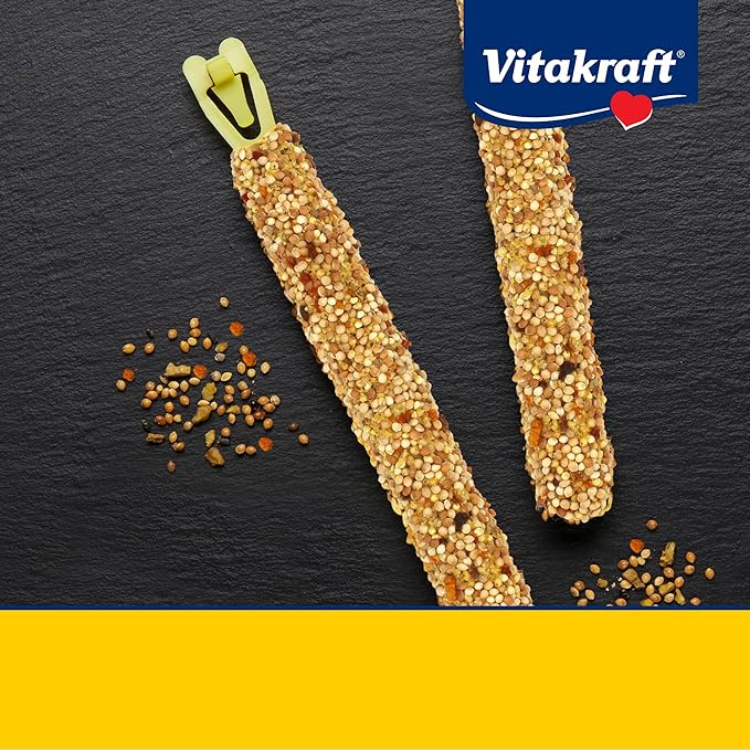 Vitakraft Crunch Sticks Parakeet Treat – 2 Sticks in Orange and Apricot Flavor - Image 3