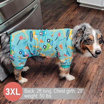KYEESE Dog Pajamas Velvet Dog Pajamas Large Sized Dogs Soft Dogs Clothes Pjs - Image 4