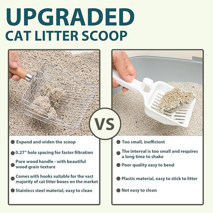 Cat Litter Scoop, Kitty Metal Scooper - Image 7