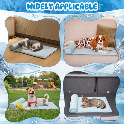 DoubleFill 4 Pack Cooling Pet Mats 15.7" x 23.6" Cooling Dog Beds - Image 7
