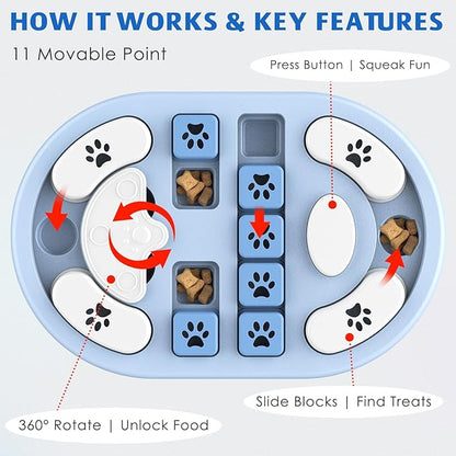 Dog Puzzle Toy, Interactive Treat Puzzle - Image 5