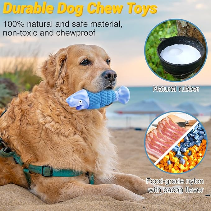 WinTour Tough Dog Toys for Aggressive Chewers, Indestructible Dog Chewers for - Image 3