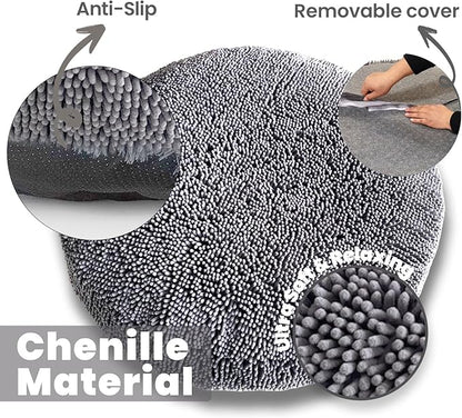 Muddy Mat®Cloud K-9 Bed for Dogs & Cats, Soft & Relaxing Round Dog Bed - Image 2