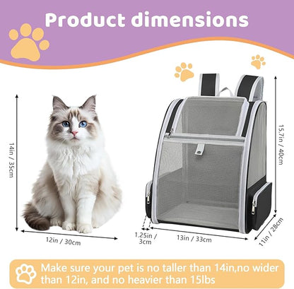Cat Backpack Carrier Large Pet Backpack - Image 2