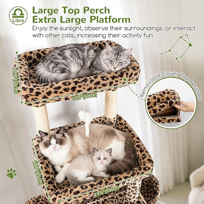Globlazer Heavy Duty Cat Tree 78 inch Sturdy Cat Tower - Image 2