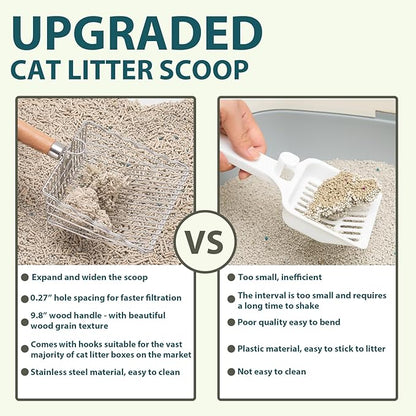 Cat Litter Scoop, Kitty Metal Scooper - Image 7