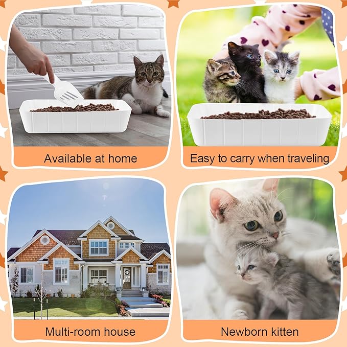 Bokon 50 Pcs 25 Set Disposable Litter Boxes - Image 5