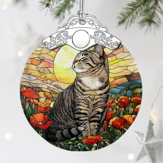 Stained Glass Ornament, Christmas Ornaments, Christmas Decorations by Jocidea