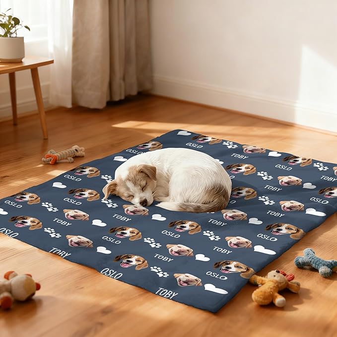 Personalized Pet Blanket with Photo & Name – Custom Dog Blankets - Image 5