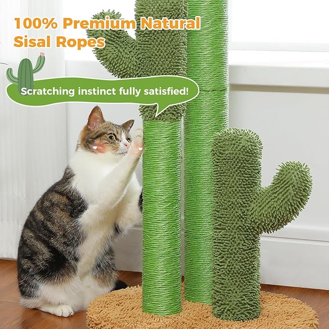 PAWZ Road Cat Scratching Post Cactus Cat Scratcher Featuring - Image 5