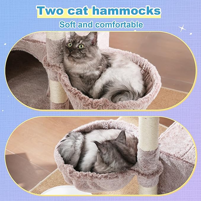 Hey-brother Cat Tree Tower, Scratching Posts - Image 7