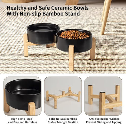 Elevated Ceramic Dog Bowl Set - Image 3