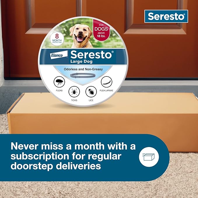 Seresto Large Dog Vet-Recommended Flea & Tick Treatment & Prevention Collar - Image 8