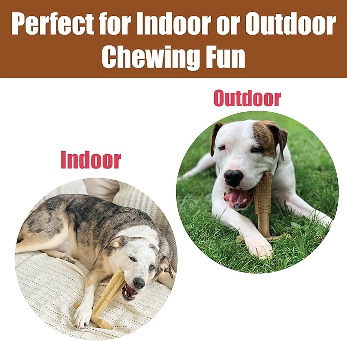 SPOT Bam-Bones Plus T-Bone, Bamboo Fiber & Nylon Dog Chew, Durable - Image 8
