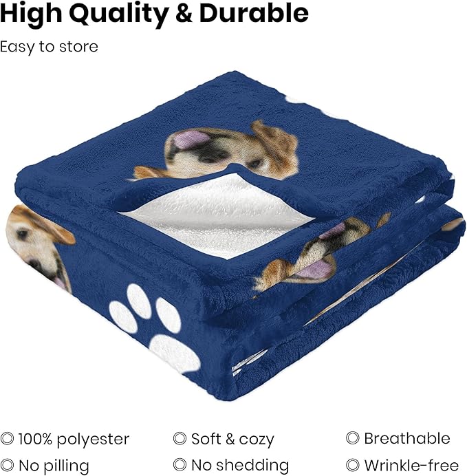 Custom Dog Memorial Blanket - Image 7