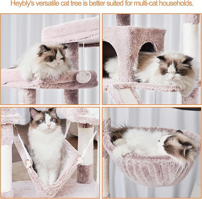 Heybly Cat Tree, 71-Inch-Tall Tower - Image 4