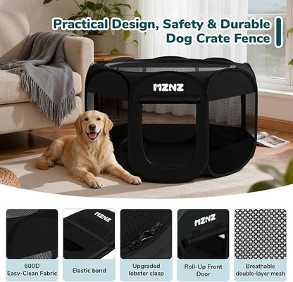 Dog Playpen, Portable Puppy Pet Crate Indoors - Image 7