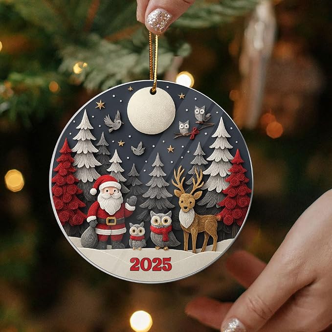 Santa 2025 Ornament, Santa Ornament, Meaningful Christmas Ornaments - Image 6