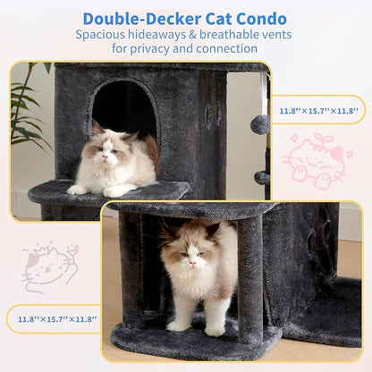 Heybly Cat Tree, 26.3-inch Cat Tower - Image 6