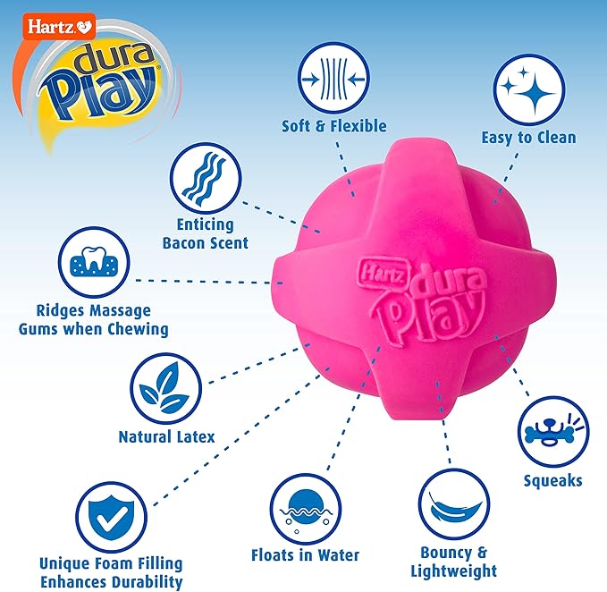 Hartz DuraPlay Bacon Scented Dog Toys - Image 2