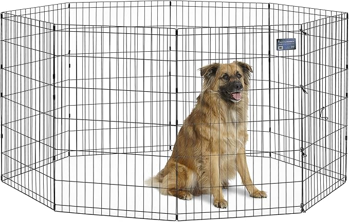 MidWest Homes for Pets 36-Inch Exercise Pen, for Indoor and Outdoor use by MidWestHomesForPets