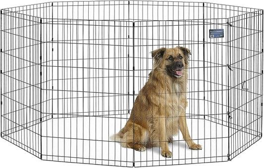 MidWest Homes for Pets 36-Inch Exercise Pen, for Indoor and Outdoor use by MidWestHomesForPets