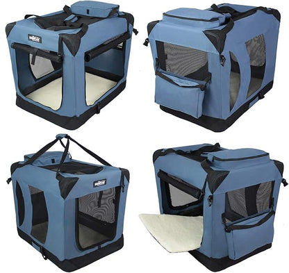 EliteField 3-Door Folding Soft Dog Crate - Image 3