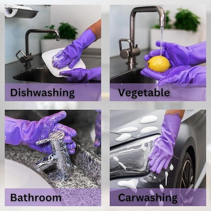 Dog Shampoo Gloves for Bathing – Silicone Dog Washing Gloves - Image 6