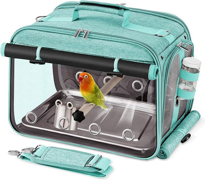 Bird Carrier Airline Approved, Bird Travel Cage by Suertree