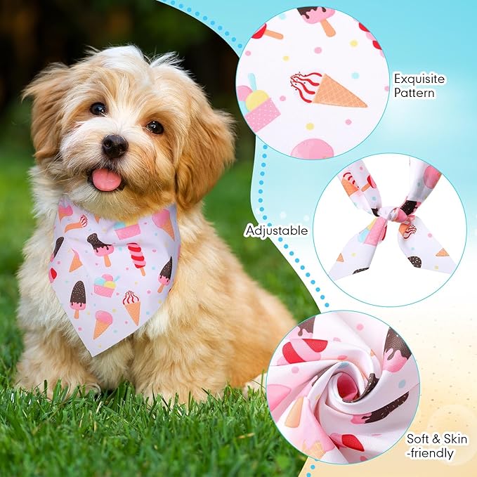Huhumy 100 Pcs Dog Bandanas - Image 4
