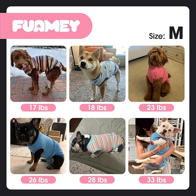 FUAMEY Recovery Suit for Dogs After Surgery, Soft Breathable Dog Bodysuit - Image 7