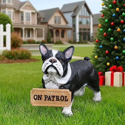 English Bulldog Dog Garden Statue - Image 4