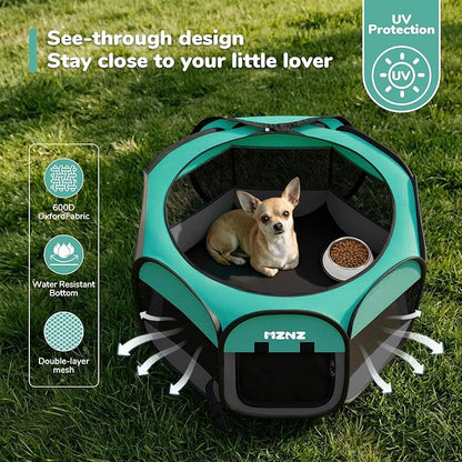 Dog Cat Playpen, Portable Small Animal Playpen Crate Indoor - Image 6