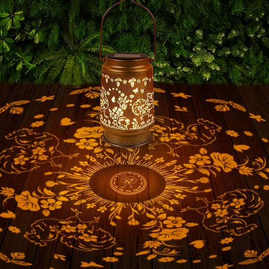 Chicken Solar Lanterns Outdoor Waterproof, Rooster Gifts by Romart