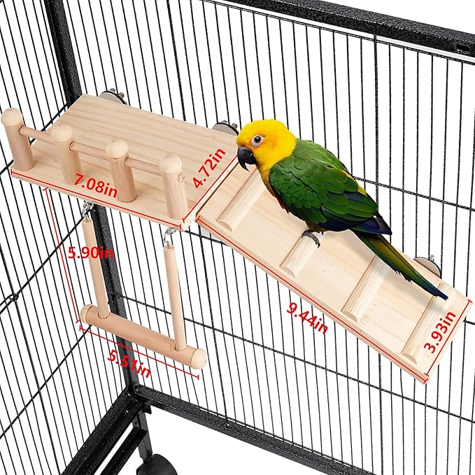 FrgKbTm Bird Perches Platform Swing - Image 7
