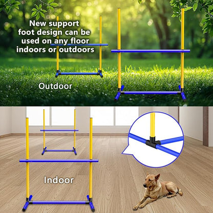 Adjustable Dog Agility Jump Set – Training Hurdles - Image 2