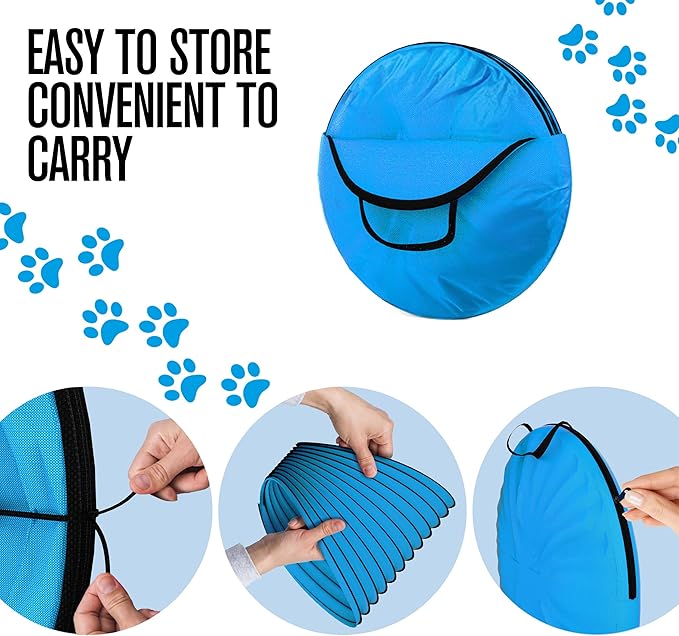 Houseables Dog Tunnel, Dog Agility Tunnel, Agility Equipment, 18 Feet, Puppy - Image 7