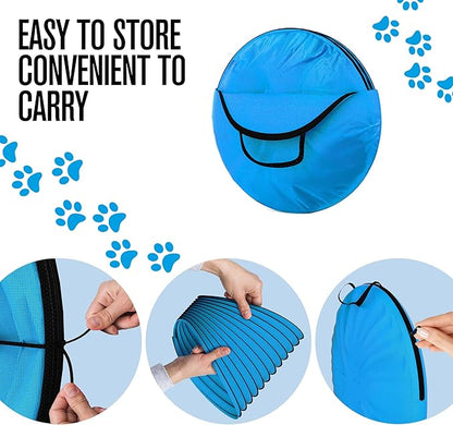 Houseables Dog Tunnel, Dog Agility Tunnel, Agility Equipment, 18 Feet, Puppy - Image 7
