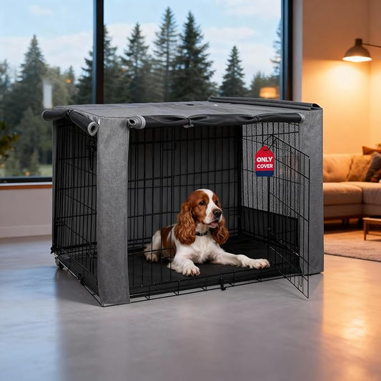 HiCaptain Breathable Dog Crate Cover 36 Inch, Durable Heavy Duty Kennel Cover by HiCaptain