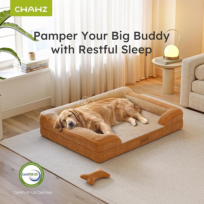 CWAWZ Jumbo Dog Bed for Extra Large Dogs, Orthopedic Dog Bed - Image 5