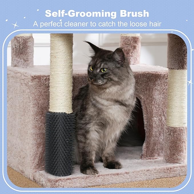 Hey-brother Cat Tree Tower, Scratching Posts - Image 4