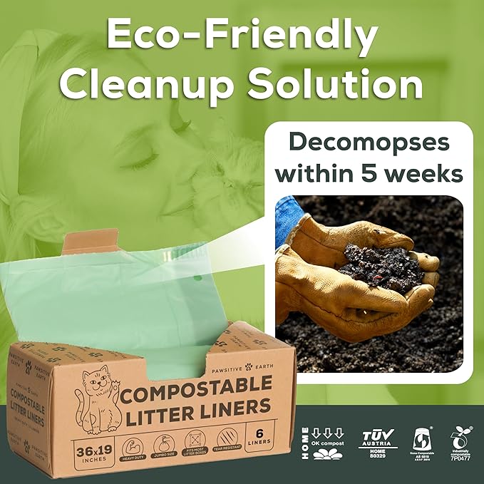 Cat Litter Box Liners 100% Compostable - Image 3