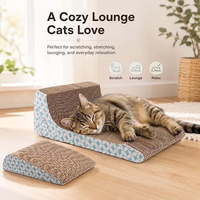 PrimePets Cat Scratcher Cardboard - Image 3