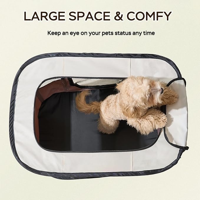 Portable Foldable Pet Playpen Collapsible Crates Kennel Playpen - Image 3